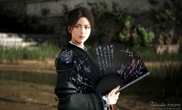 黒い砂漠 ウサ [WS] 墨香 武器、衣装セット