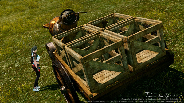 ArcheAge ブルーソルト商会クエスト 農業用トラクター