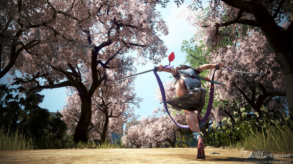 黒い砂漠 ラン 白影華 アバター 桜