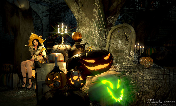 黒い砂漠 ウィッチ ハロウィン装飾