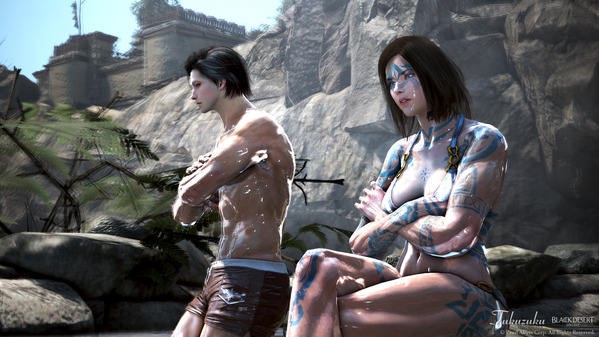 黒い砂漠 温泉撮影会036