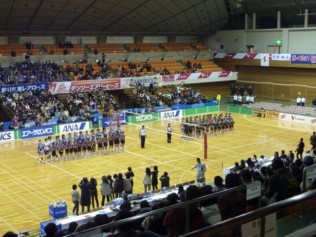 ｖ プレミアリーグ観戦 町田市総合体育館 しし丸blog写真館