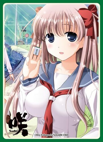 【未開封】咲-saki- 全国編 原村和 スリーブ※PRカード付き きゃらスリーブコレクション マットシリーズ 「咲-Saki- 全国編