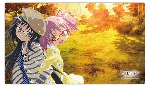 まどか＆ほむら/夕暮れ ラバーマット 予約が始まっています