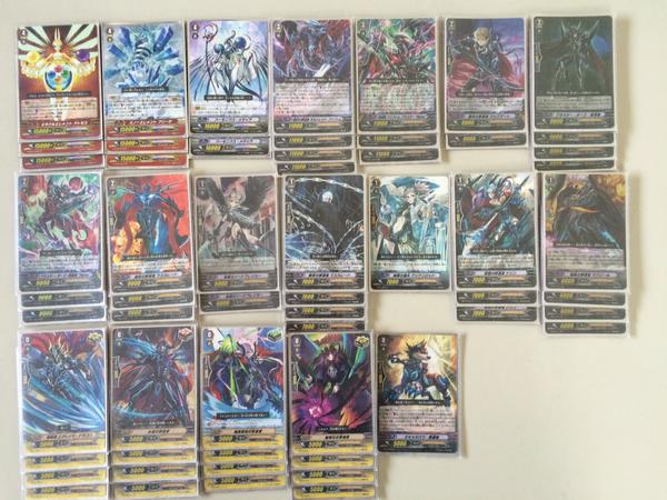 ヴァンガード　初期　シャドウパラディン　撃退者デッキ　デッキパーツ ヴァンガード】2015/3/28、撃退者の優勝デッキ（シャドウパラディン