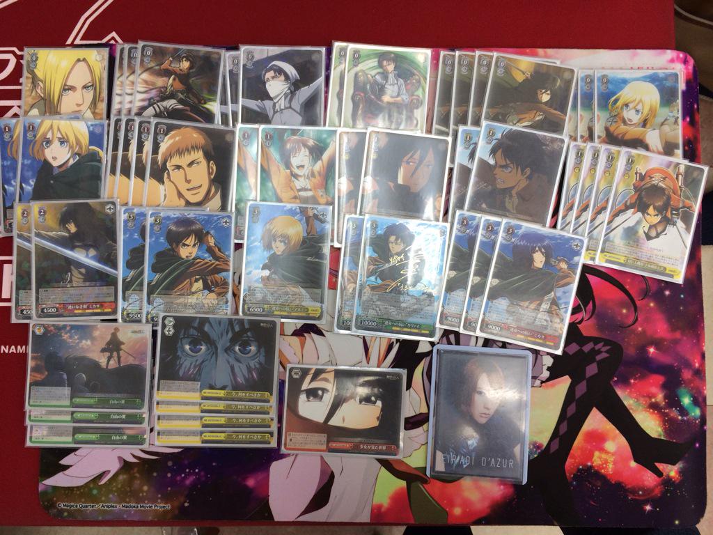 ヴァイスシュヴァルツ 進撃の巨人 デッキ パーツ 【公式通販】