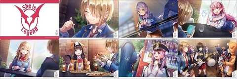 ヘブバン ブシロード ラバーマットコレクション V2 予約が始まっ