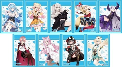雪花ラミィ、桃鈴ねね、獅白ぼたん、尾丸ポルカ、ラプラス