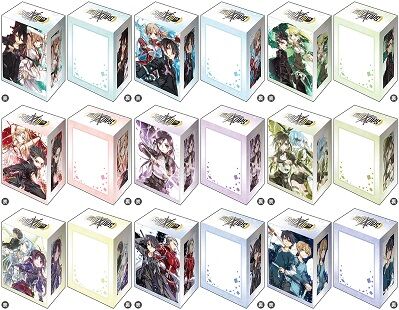 SAO 原作イラスト デッキケース 9種の予約が始まっています SAO 原作イラスト デッキケース 9種の予約が始まっています