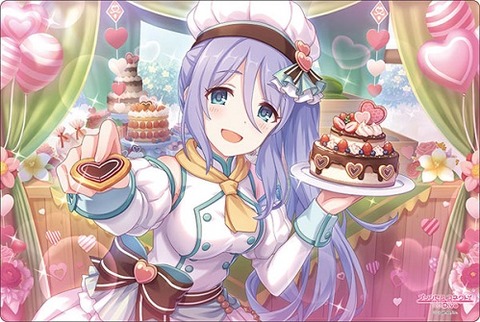 最終値下げ　ブースタートライアル ラバーマット「バレンタイン2024」 ヴァンガード ブースタートライアル 特製ラバーマット「バレンタイン