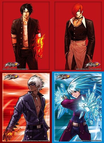 KOF 草薙京、八神庵、K'、クーラ・ダイアモンド スリーブ 予約が KOF 草薙京、八神庵、K'、クーラ・ダイアモンド スリーブ 予約が
