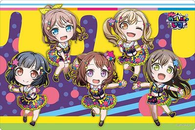 Poppin’Party カラフルポッピン！ ラバーマット 20190802