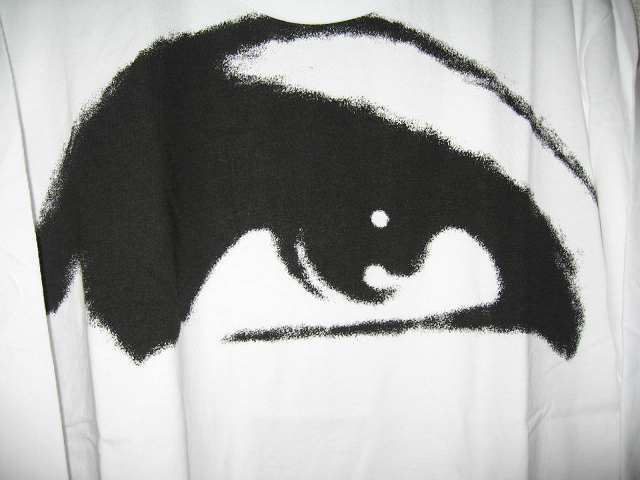 DIOR HOMME風 フューチャーアイ ロンT : ブラック＆ホワイト style