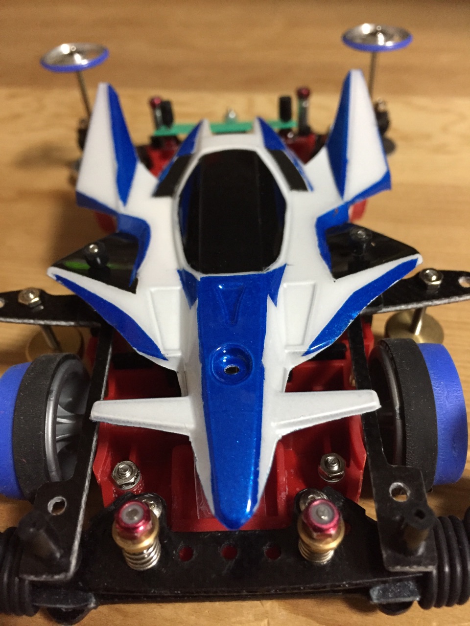 □レーサーミニ四駆□絶版品□組み済み品□ライジングバード