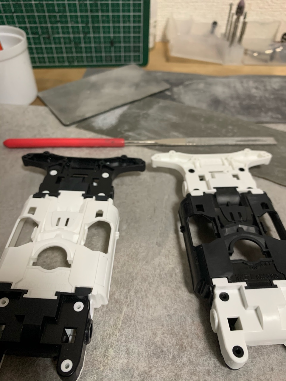 MSフレキ製作過程 : ミニ四駆ってムズカシイ？