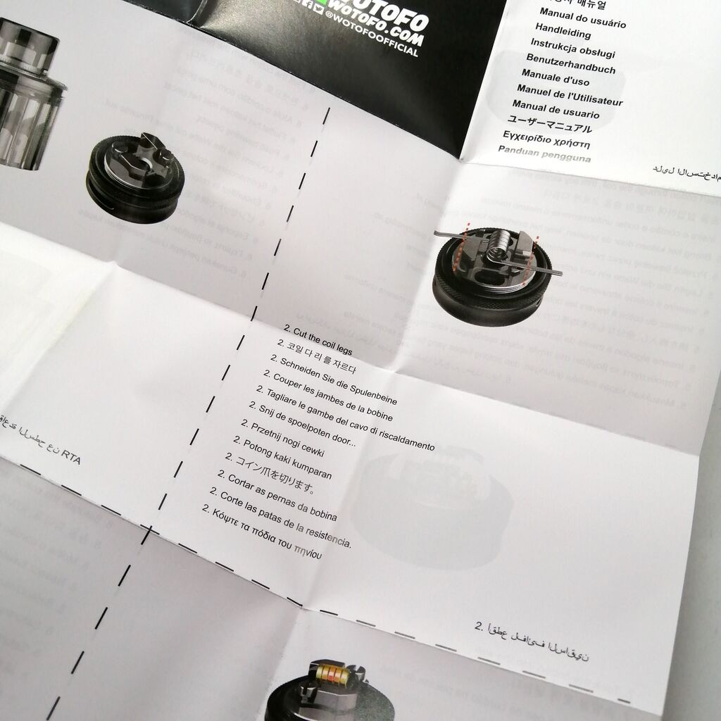 WOTOFO] GEAR V2 RTA レビュー : vapevape