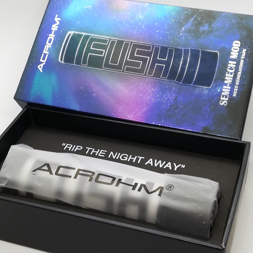 新色]Acrohm FUSH semi-mech MOD レビュー : vapevape