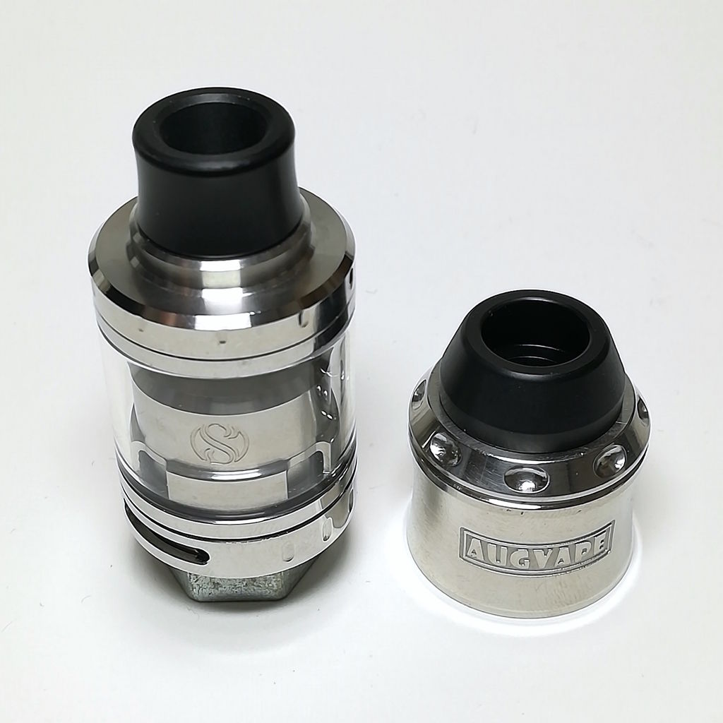 AUGVAPE Merlin Mini RDA Cap Kit レビュー : vapevape