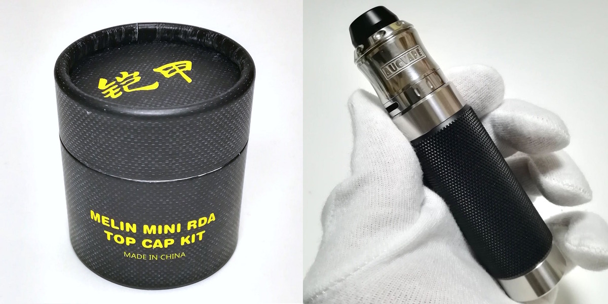 AUGVAPE Merlin Mini RDA Cap Kit レビュー : vapevape