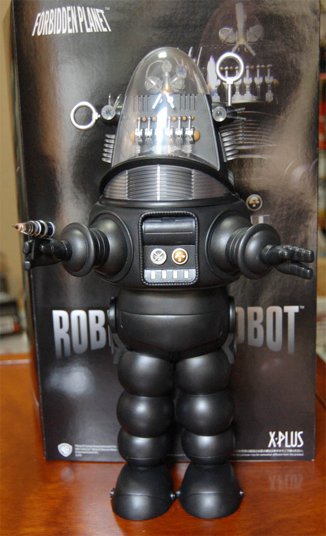 ⬜︎Nd右1001 未使用未開封　Robi ロビ専用ハウス　ロビエッグ X-PLUS メディコム ロビー Robby the Robot Forbidden Planet