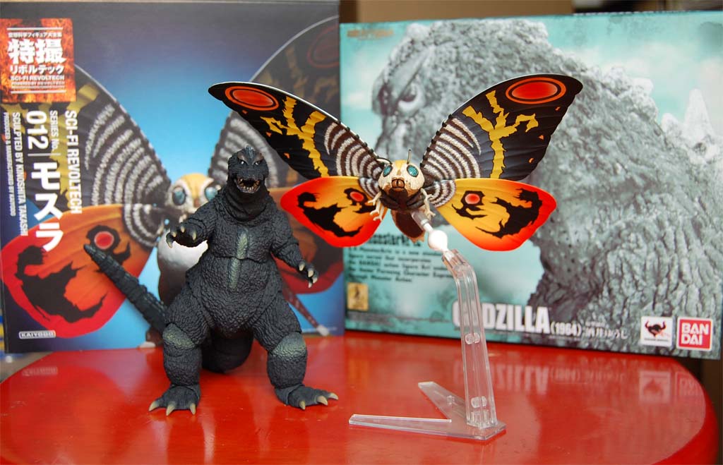 特撮リボルテック モスラ フィギュア ゴジラ グッズ セット まとめ 特撮リボルテック モスラ フィギュア ゴジラ グッズ セット