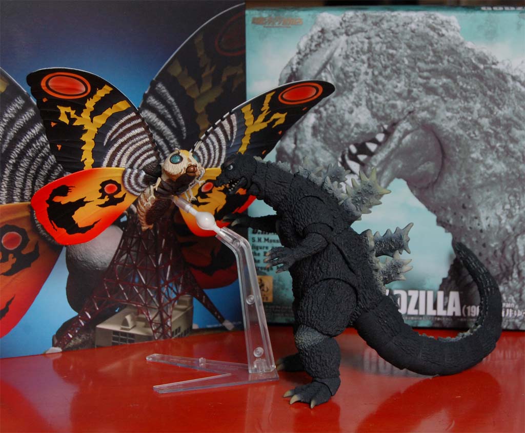 SH モンスターアーツ 特撮リボルテック モスラ VS ゴジラ 1964
