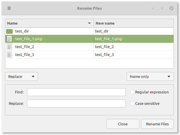 Linux Mint の新ツール Bulky ファイル名一括変更 ご年配linux