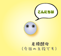 さん巻く酵母