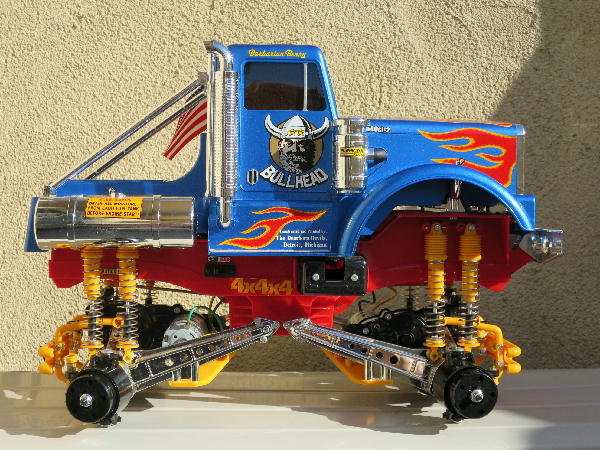 すーく　タミヤ　ブルヘッドRC モンスタートラック 1/10 初代物　青 タミヤ 電動RCカーシリーズ 1/10RC 4×4×4 モンスタートラック