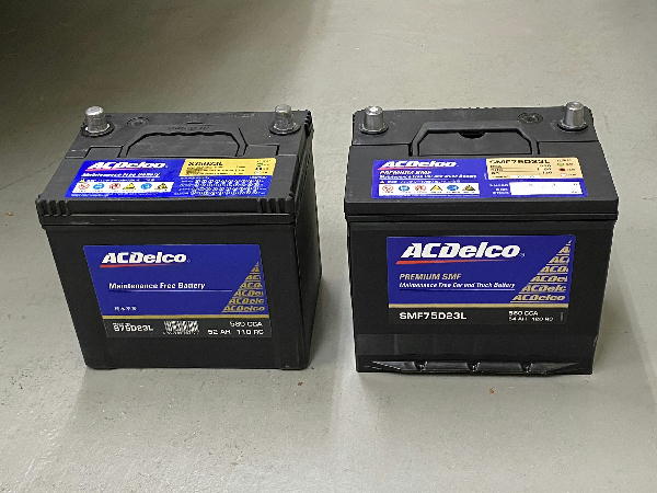 SMF75D23R ACデルコ ACDelco メンテナンスフリー バッテリー（適合