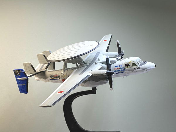 1/100 JASDF 航空自衛隊 E-2C 54-3455 第601飛行隊 無事故飛行10