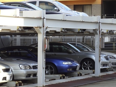 マンションで電気自動車