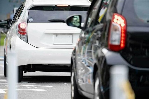 車間距離つめつめ