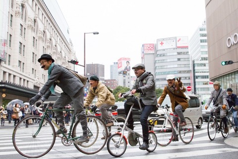 大阪の自転車