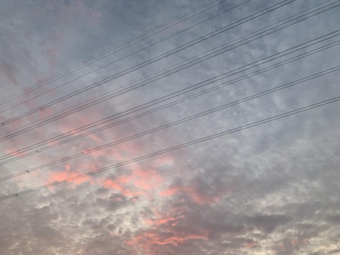 洗車が終わると急に雲行きが