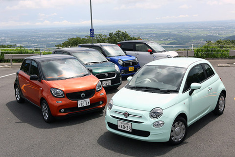 コンパクトカーって普通の車が頭だけで走ってる感じで面白いｗｗｗｗｗ