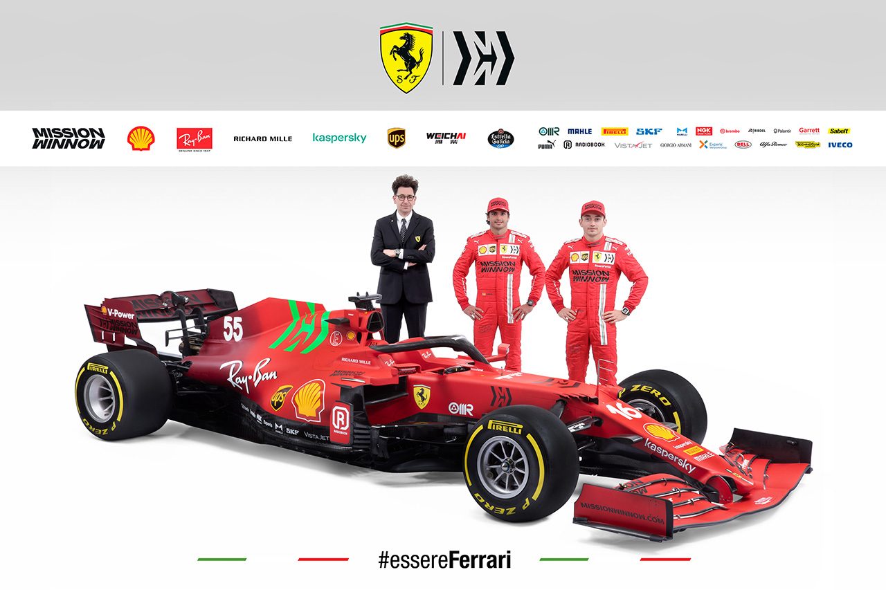 フェラーリf1 21年型マシン Sf21 のカラーリングがなんとwwwwwwww 車速報 フェラーリf1 21年型マシン Sf21 のカラーリングがなんとwwwwwwww 車速報