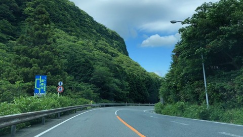 山道ドライブ