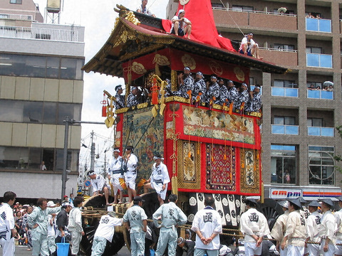 祇園祭の山鉾見