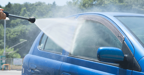 タダで洗車できるスポット