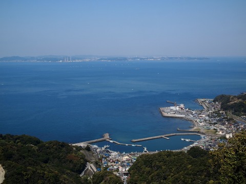 三浦半島と房総半島