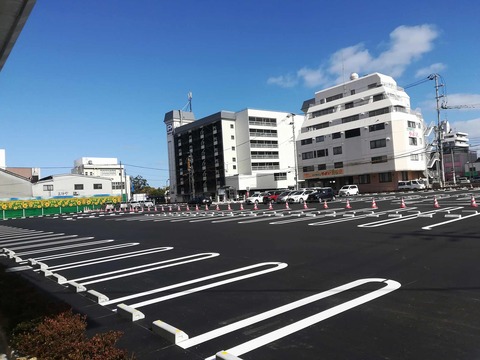 デパートなどの駐車場で