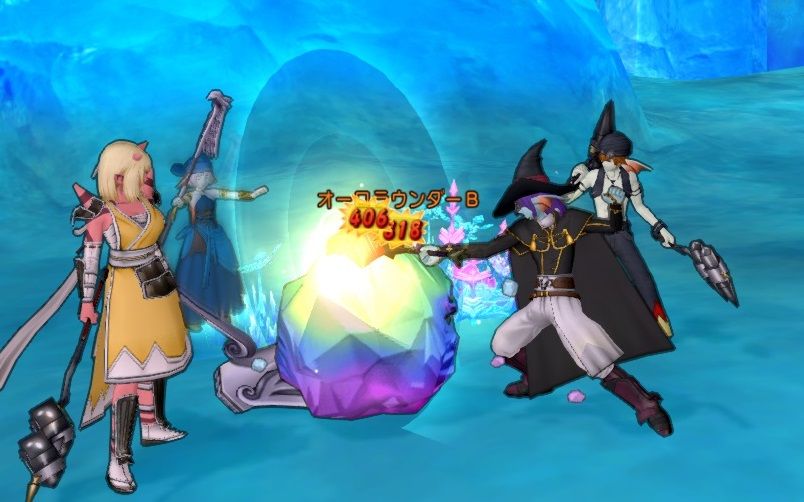 隠れた穴場 オーロラウンダーでサポのみで経験値30万以上 ドラクエ10 残念魚の気の向くままにふらふらと