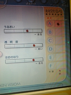 肌診断結果