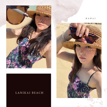 ラニカイビーチにて