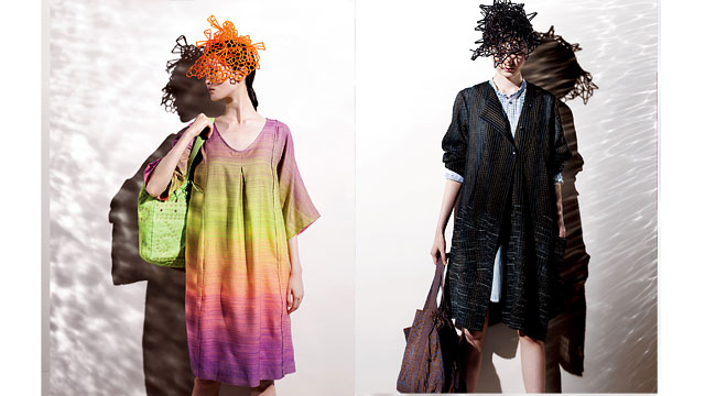 シンプルな手作業から生み出されるカットワークのモチーフをテキスタイルに表現 Haat Spring Summer 12 Verita