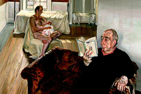 ルシアン・フロイド,Lucian Freud,ポンピドゥー・センター,英国の画家,Large Interior, Notting Hill