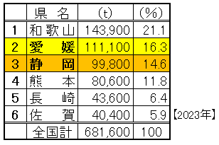 ミカン愛媛