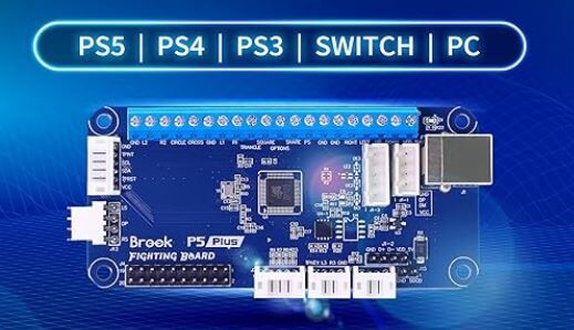 BrookからPS5対応の自作コン向け基板「P5 Plus Fighting Board