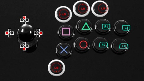 Hitbox Crossup ヒットボックスクロスアップ　アケコン Amazon | CrossUp PS4 / PC / Switch®対応 USB ゲーム